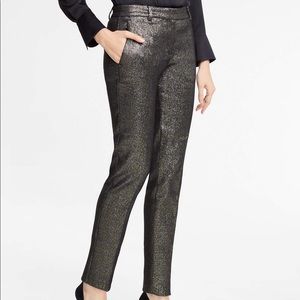 🔥ANN TAYLOR🔥 Ankle Pant In Golden Shimmer